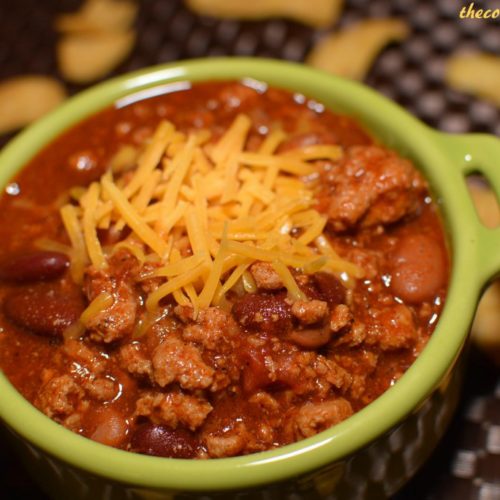 Easy Game Day Beef Chili - The Cookin Chicks