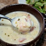 clam chowder made using the instant pot that is packed with flavor