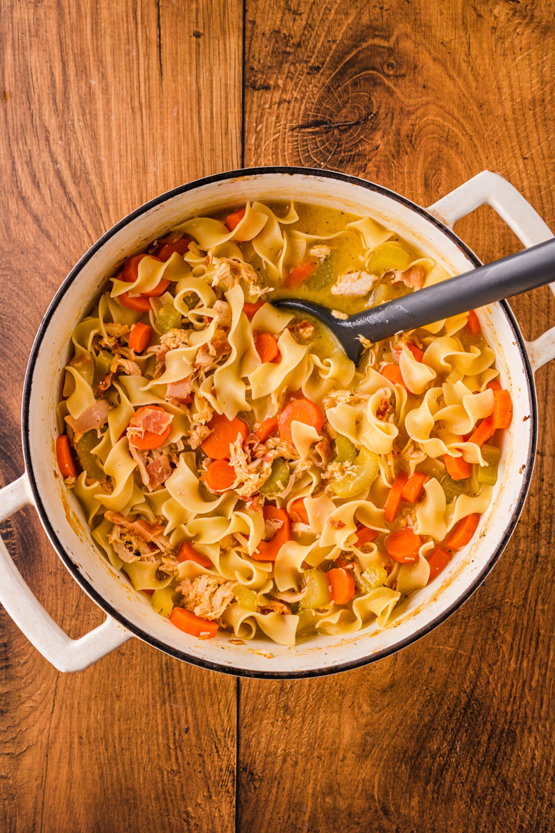 Quick and Easy Chicken Noodle Soup - Framed Cooks