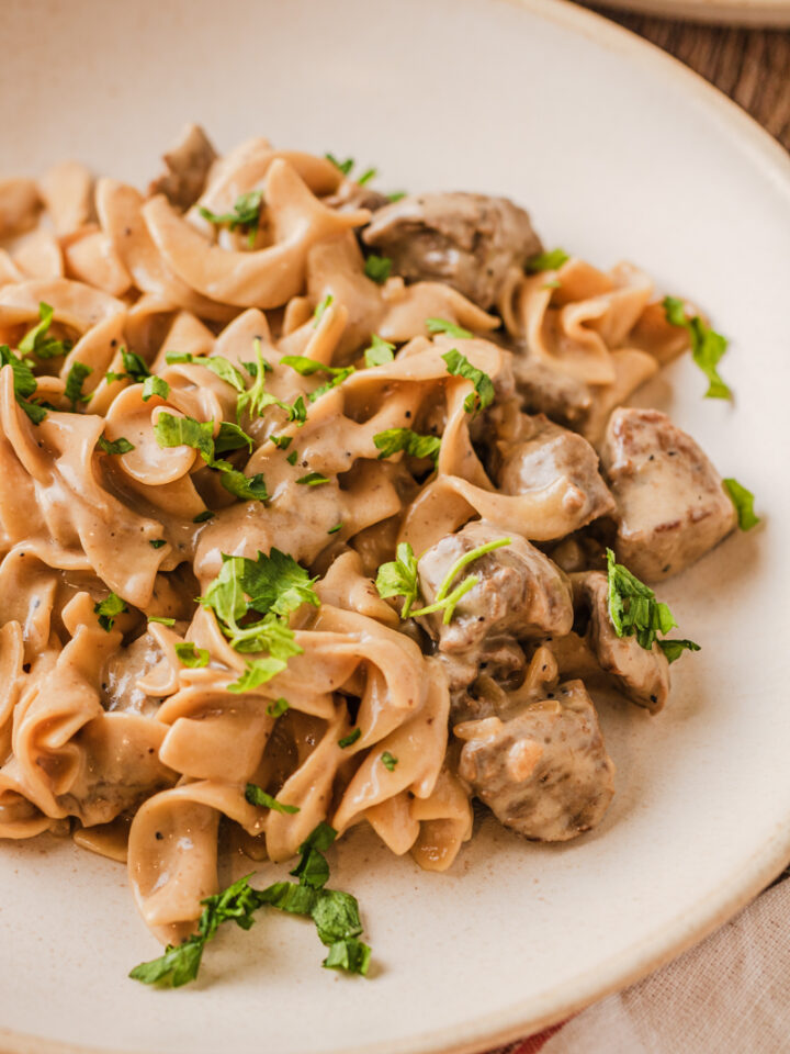 Mom's Vegetable Beef Noodle Soup - The Cookin Chicks