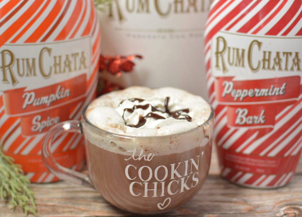 warm and creamy hot chocolate made to include rumchata.
