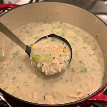 Copycat Panera Chicken and Wild Rice Soup - The Cookin Chicks