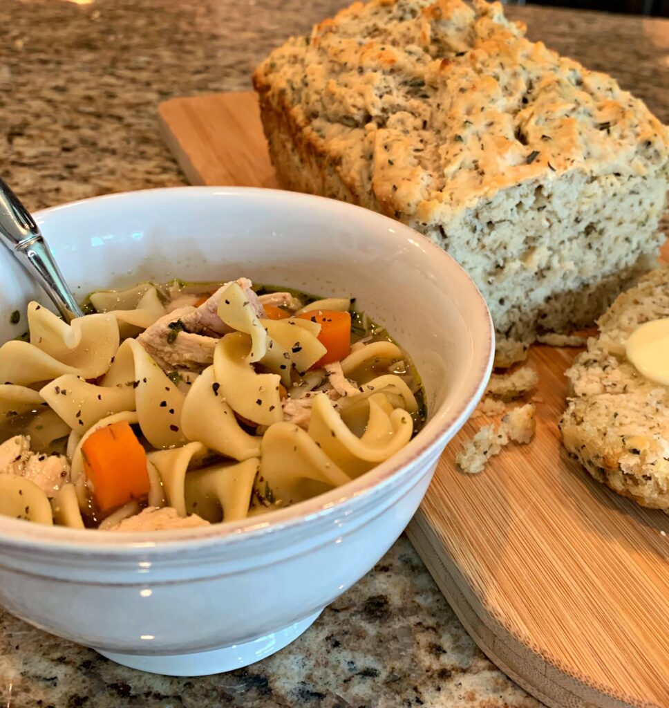 mom’s instant pot chicken noodle soup