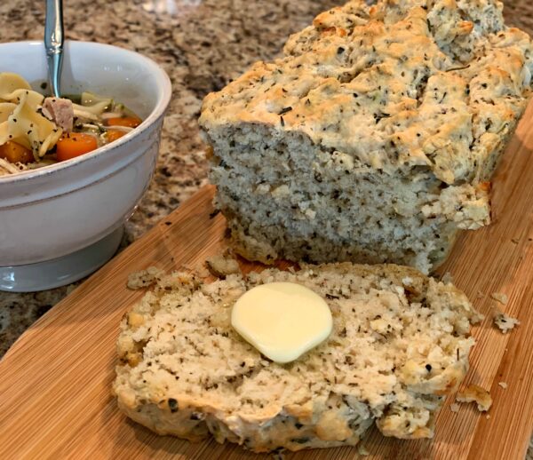 Mom's Tasty Herbed Beer Bread - The Cookin Chicks