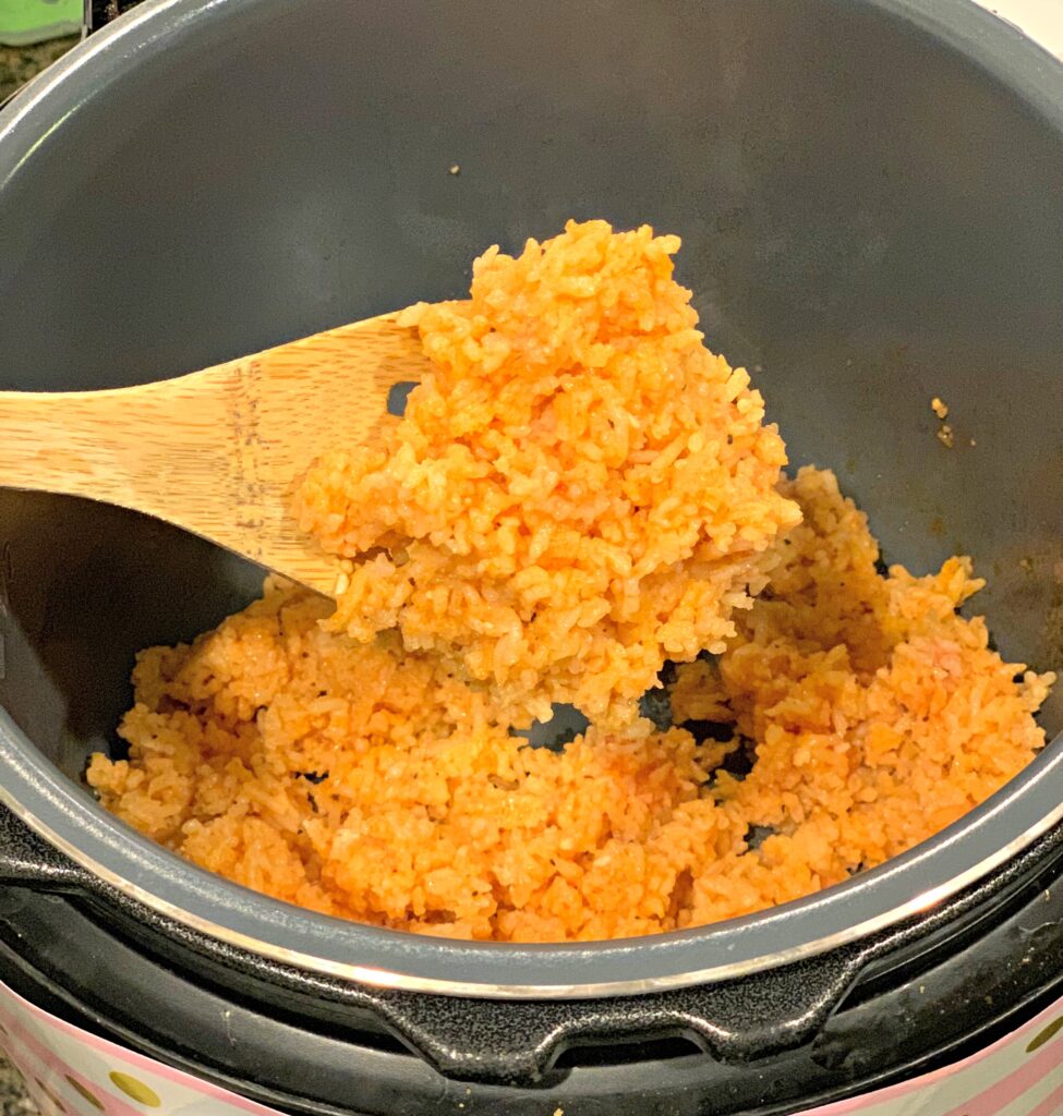 Mexican Rice fresh out of the Instant Pot