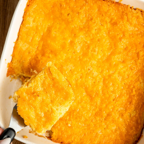 Jiffy Cornbread Casserole - The Cookin Chicks