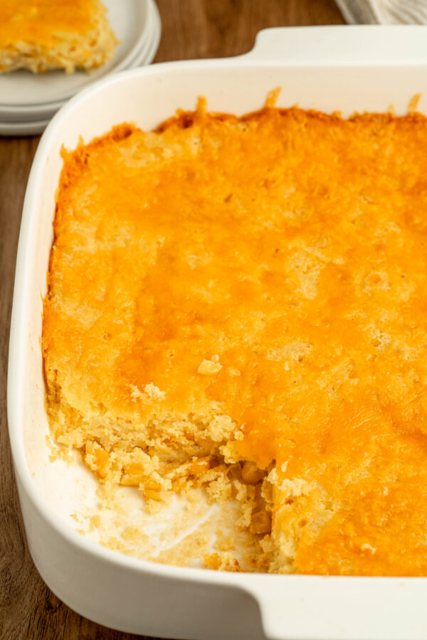 Jiffy Cornbread Casserole - The Cookin Chicks