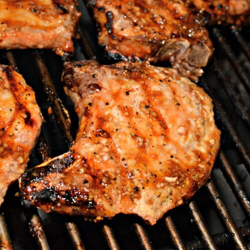 Honey Garlic Glazed Pork Chops - The Cookin Chicks