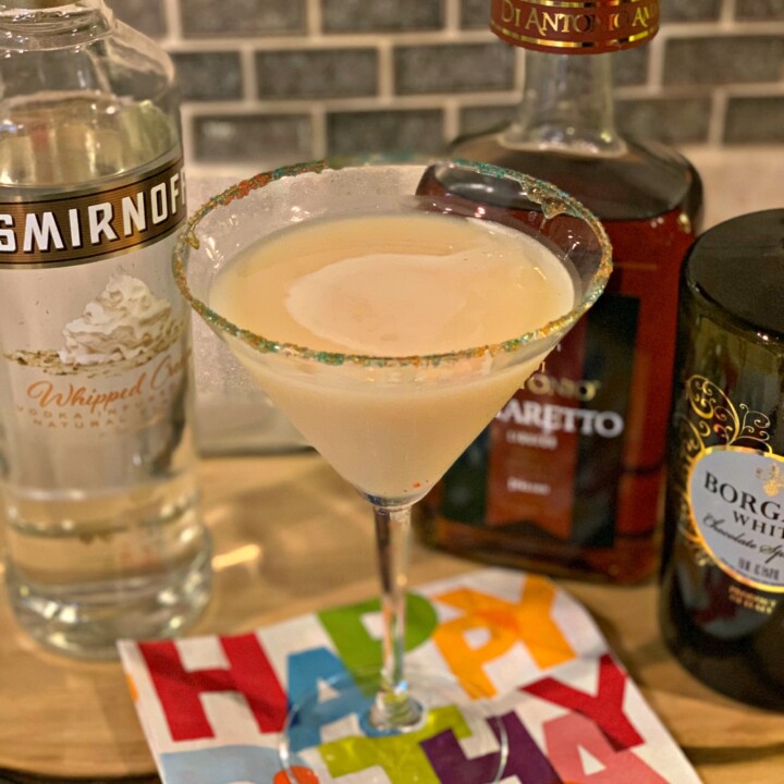 Birthday Cake Martini - The Cookin Chicks