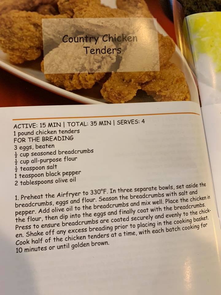 country chicken tenders recipe