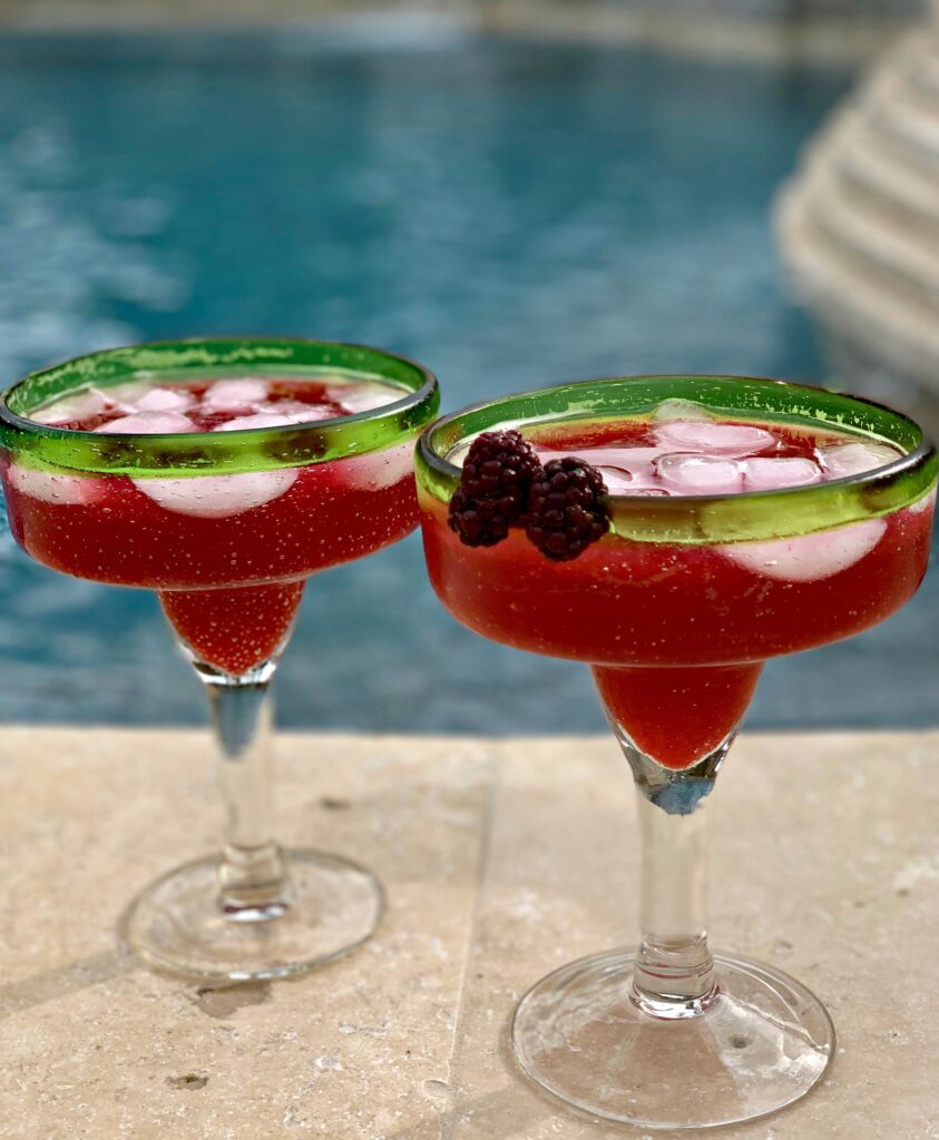 tasty blackberry margaritas