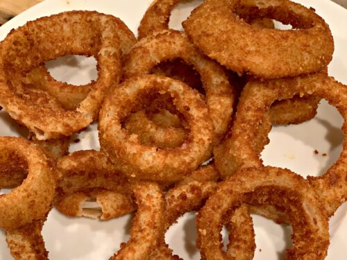 Crispy Air Fried Onion Rings The Cookin Chicks