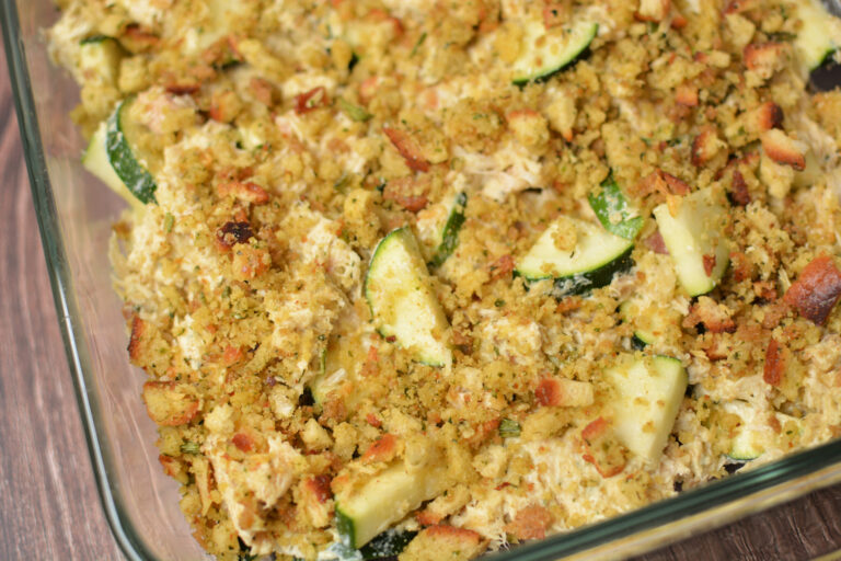 Chicken Zucchini Casserole - The Cookin Chicks