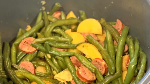 Instant pot green discount beans and sausage