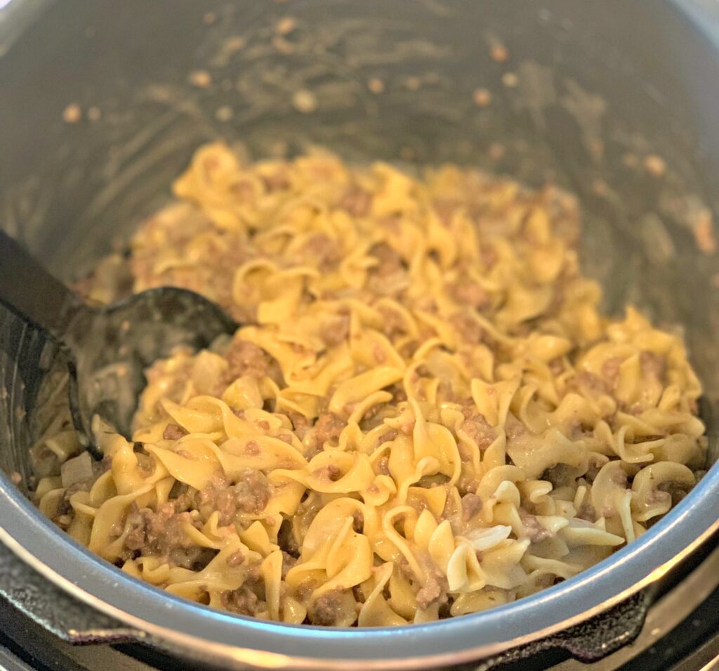 instant pot beef stroganoff