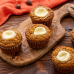 These Copycat Starbuck's Pumpkin Cream Cheese Muffins are great for a Fall treat.