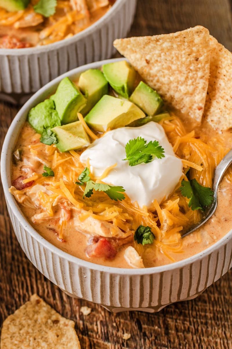 Creamy Chicken Fajita Soup The Cookin Chicks