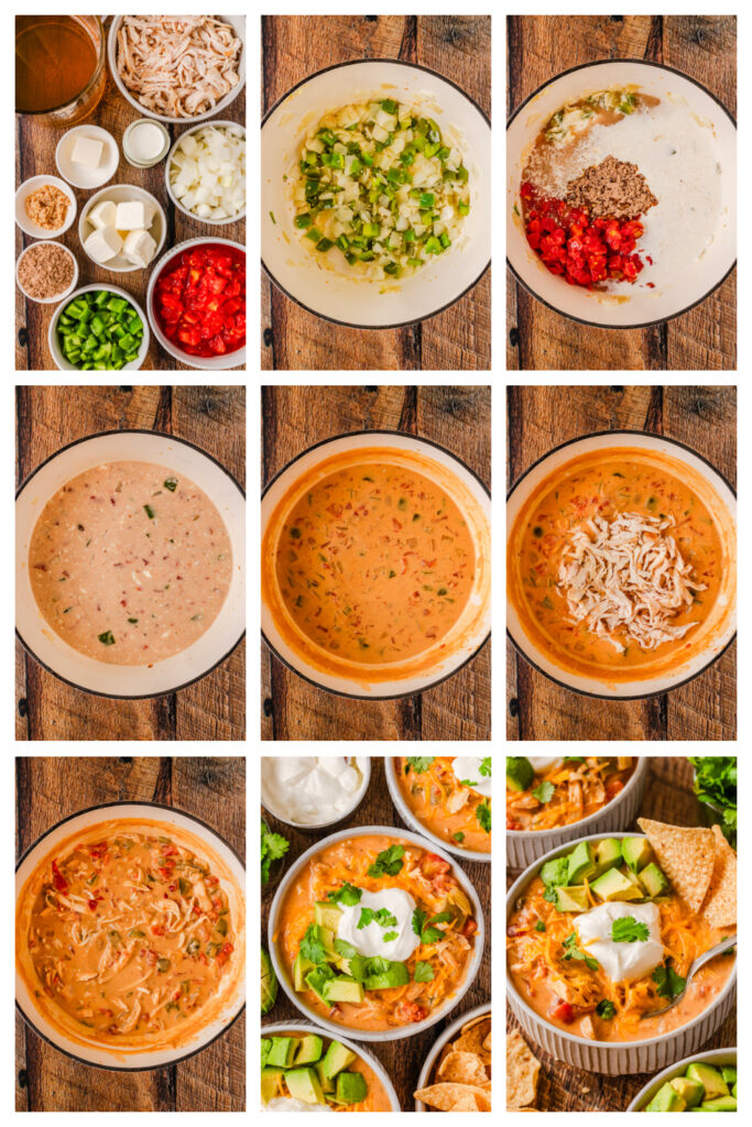 step by step on how to make this Tex Mex soup