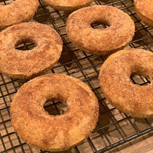 Easy Baked Apple Cider Donuts - The Cookin Chicks