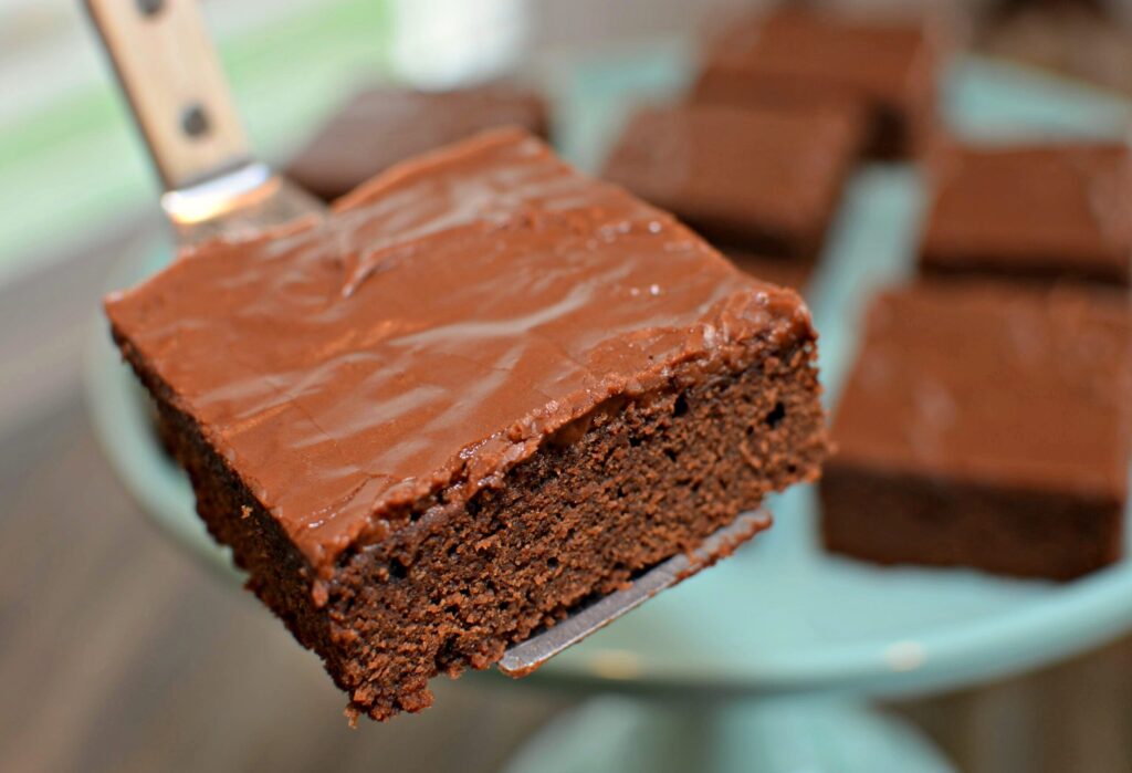 fudge brownies just like the ones we used to get from the lunch lady in school