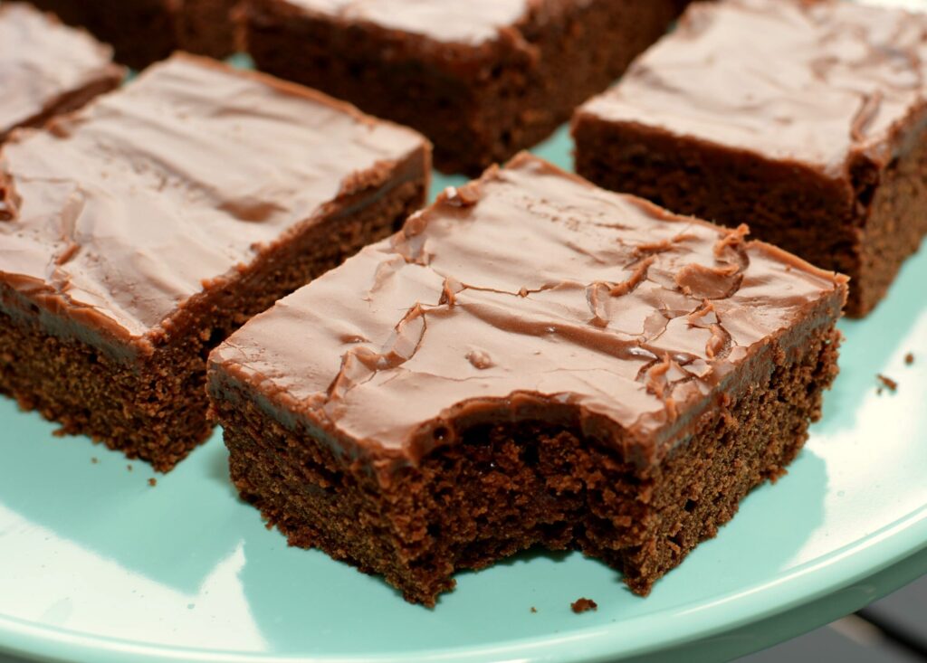 Lunch Lady Brownies in a Sheet Pan - Cooking With Carlee