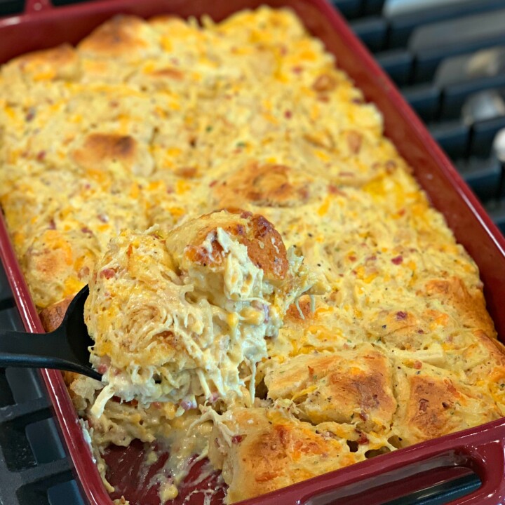 Loaded Chicken and Biscuit Bake - The Cookin Chicks