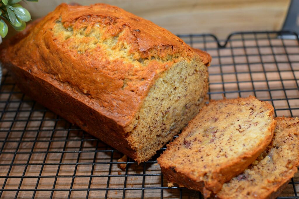 Banana Bread this is moist and flavorful 