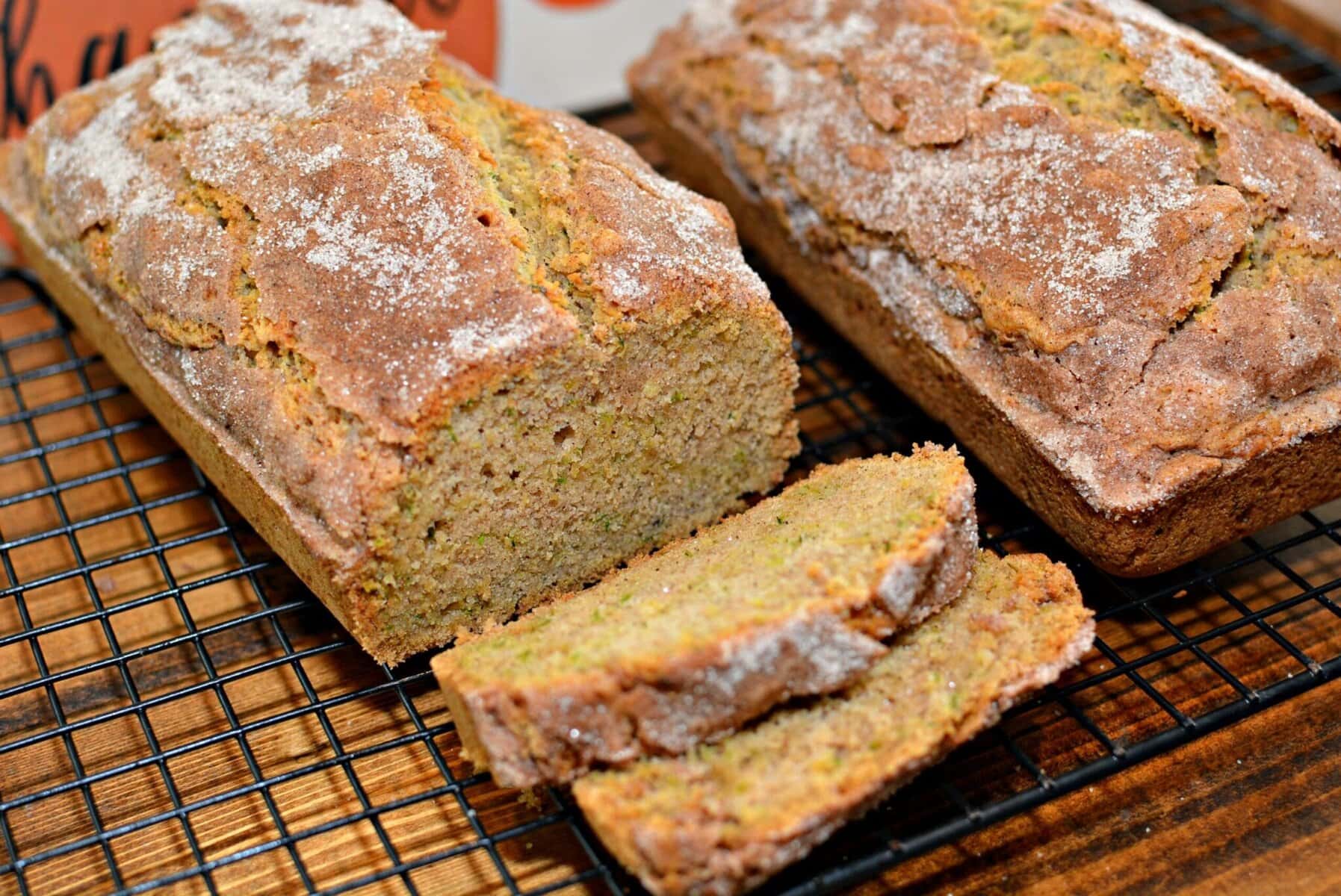 Incredible Snickerdoodle Zucchini Bread - The Cookin Chicks