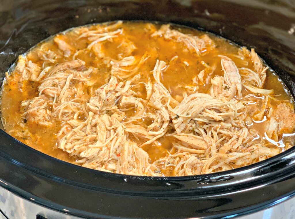 Crockpot Easy Chicken Tacos - The Cookin Chicks