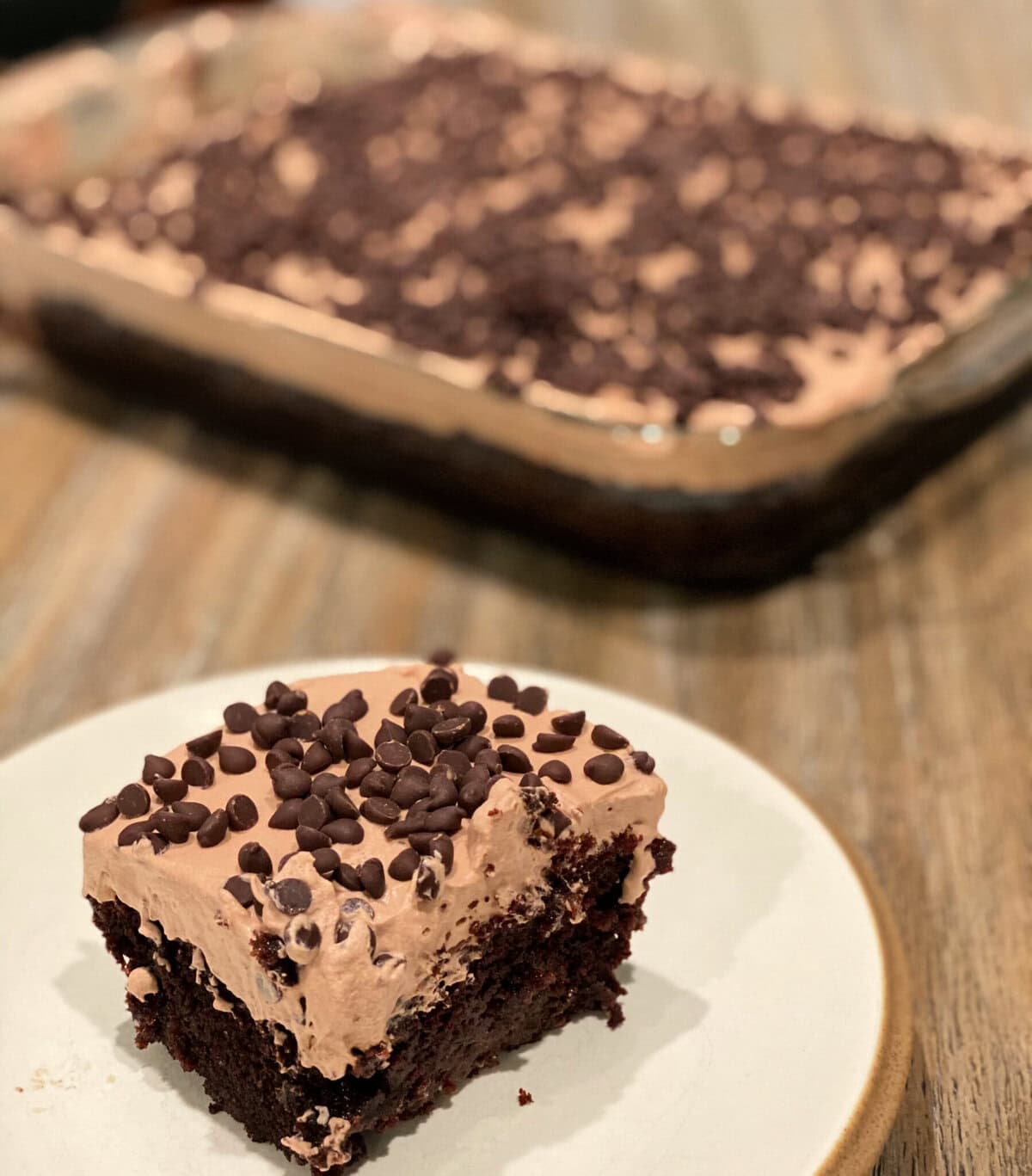 Chocolate Kahlua Poke Cake The Cookin Chicks