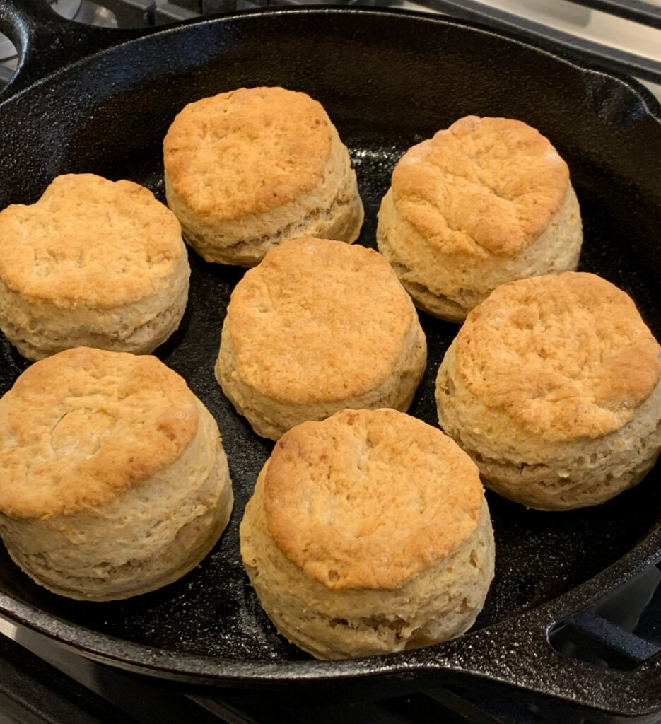 Skillet Biscuits with Cinnamon-Honey Butter Recipe - How to Make