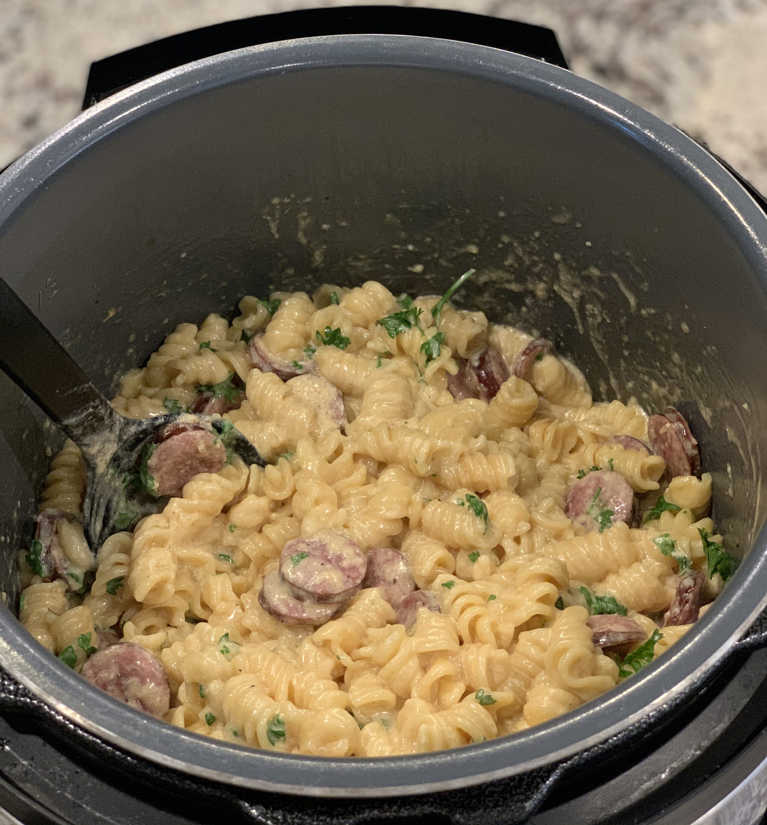 Instant Pot Creamy Cajun Pasta with Sausage - Simply Happy Foodie