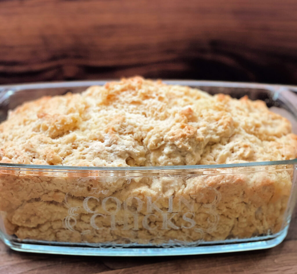 a loaf of beer bread that is simple to make