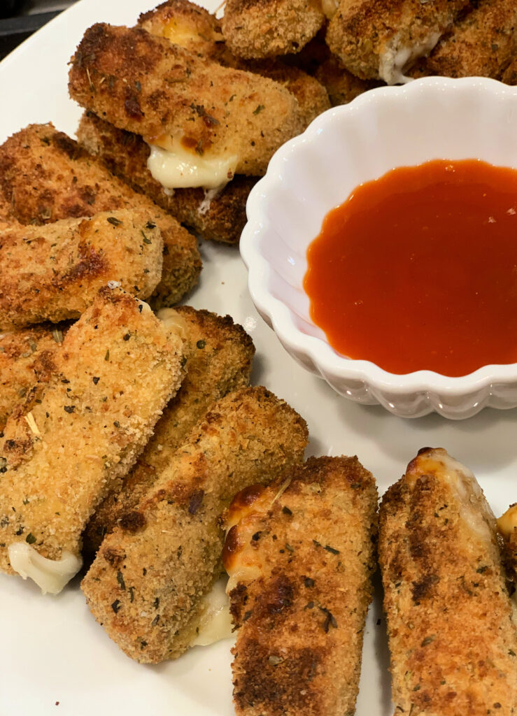 crispy cheese sticks perfect for dipping in your favorite sauce