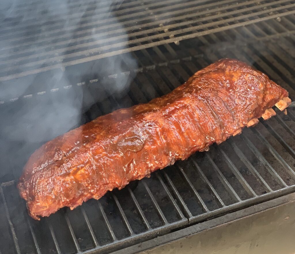 easy bbq baby back ribs coated with our favorite bbq sauce