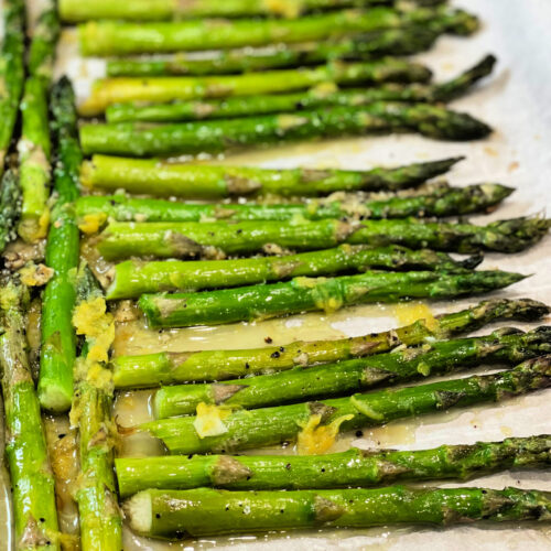 Lemon Garlic Asparagus - The Cookin Chicks