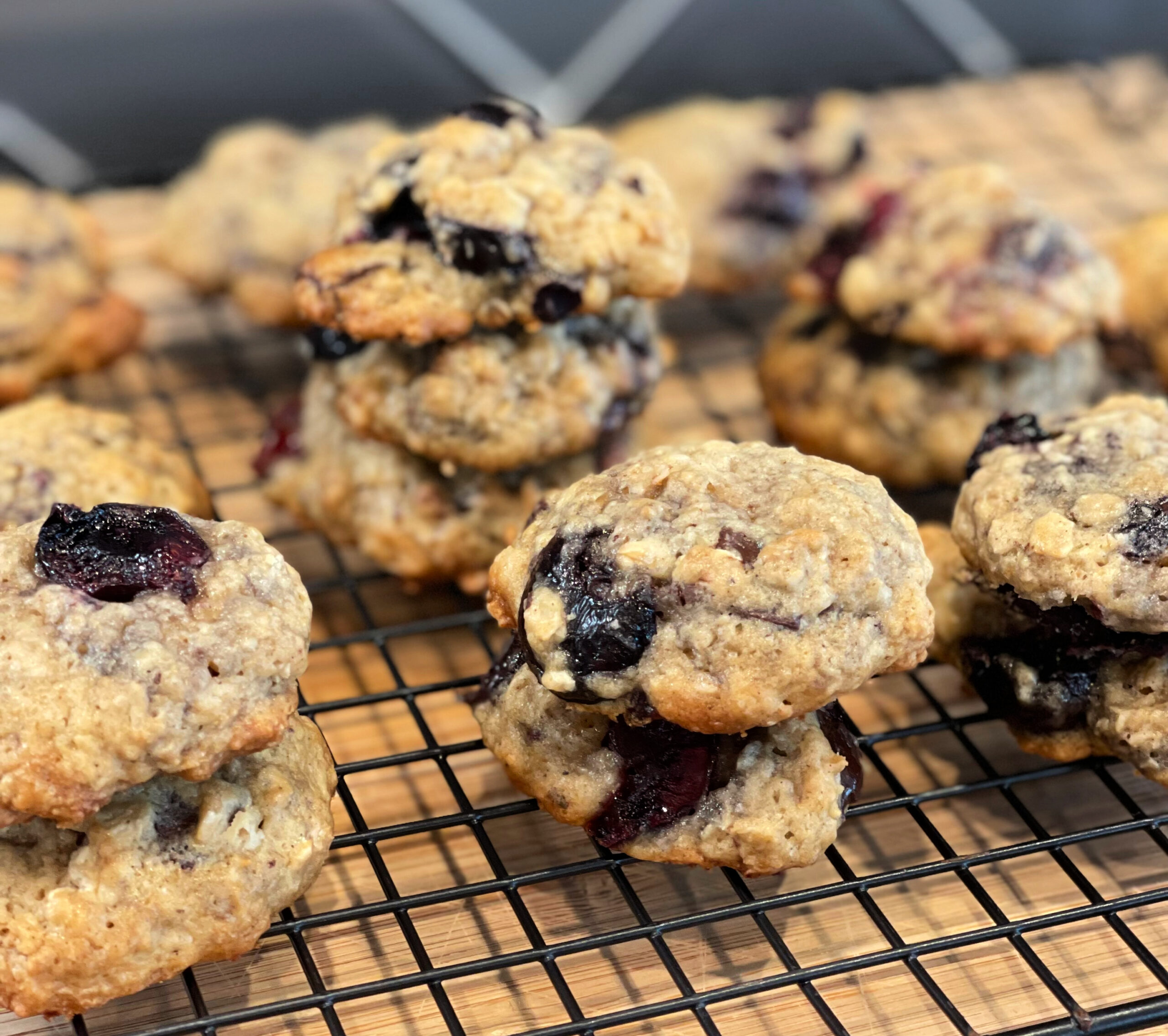 Dark Chocolate Cherry Cookies