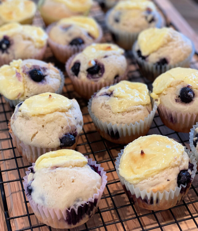 Blueberry Cream Cheese Muffins - The Cookin Chicks