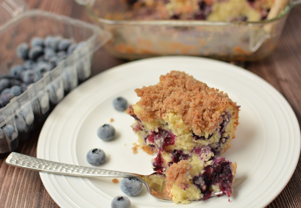 Buttermilk Blueberry Breakfast Cake  Alexandras Kitchen