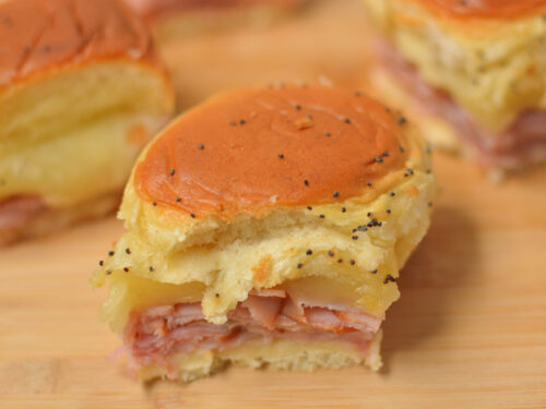 Best Baked Funeral Sandwiches (Ham and Cheese Sliders) • The Fresh