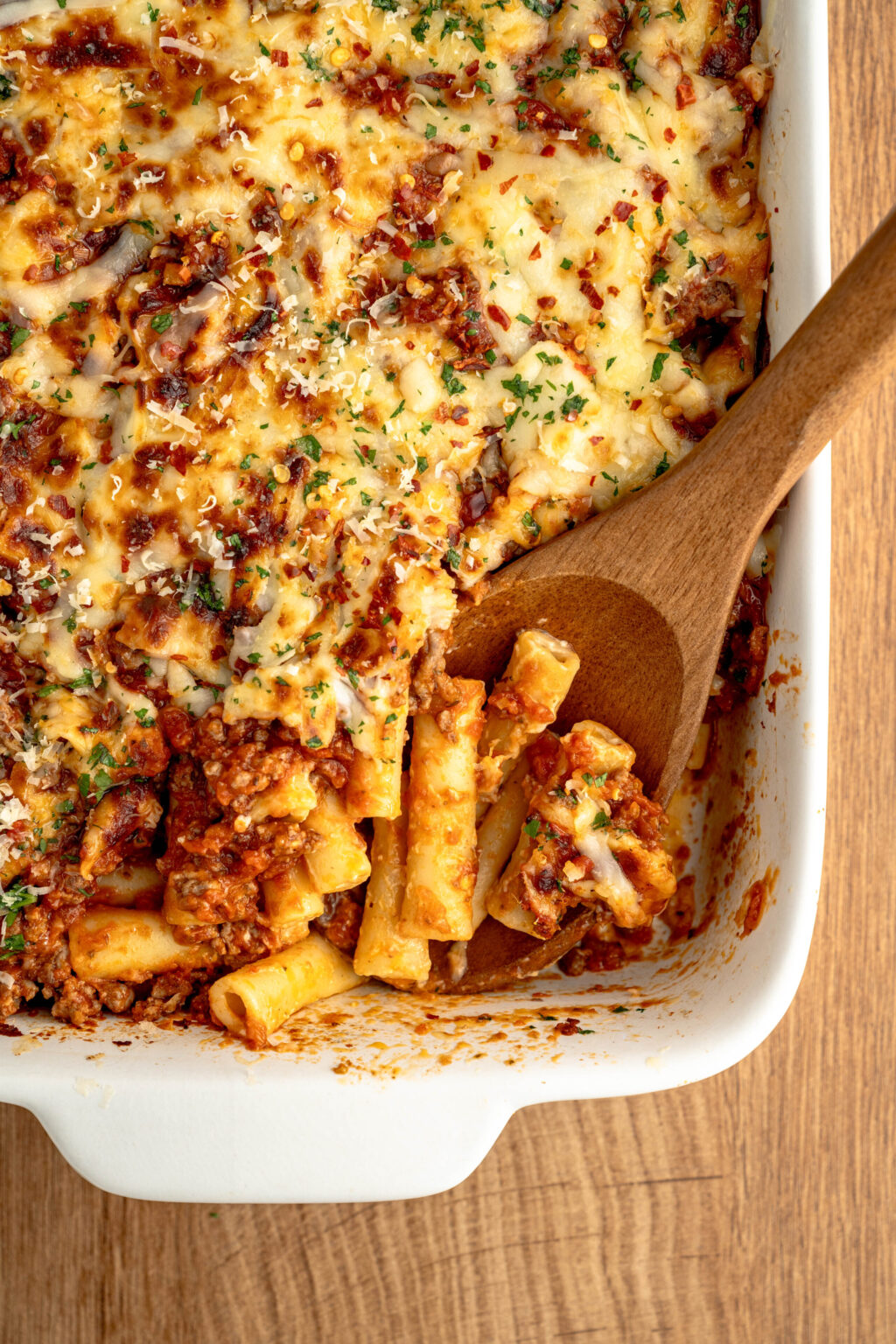 Creamy Baked Ziti - The Cookin Chicks