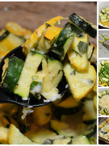 step by step on how to make zucchini casserole