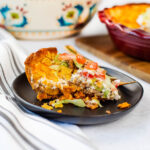 ground taco beef, sour cream, crescent dough, and more in a Tex Mex dinner.
