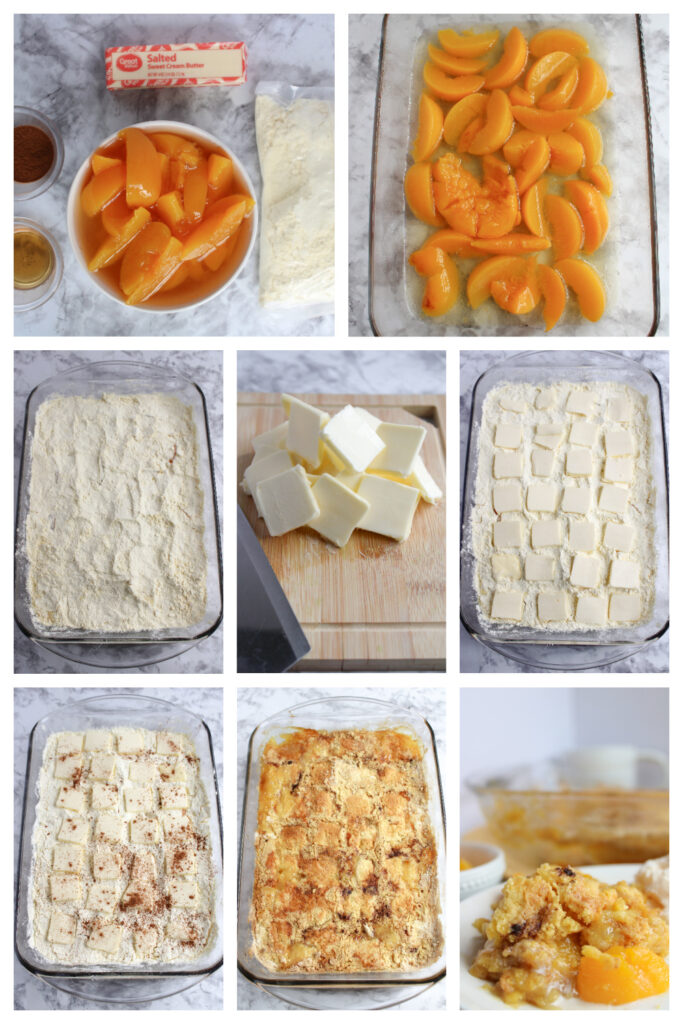 step by step on how to make a shortcut dessert option.