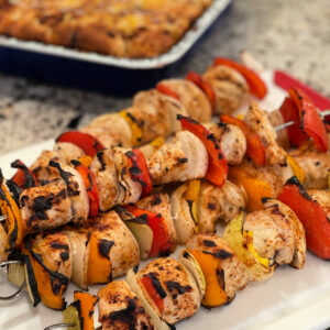 garlic herb marinated kabobs