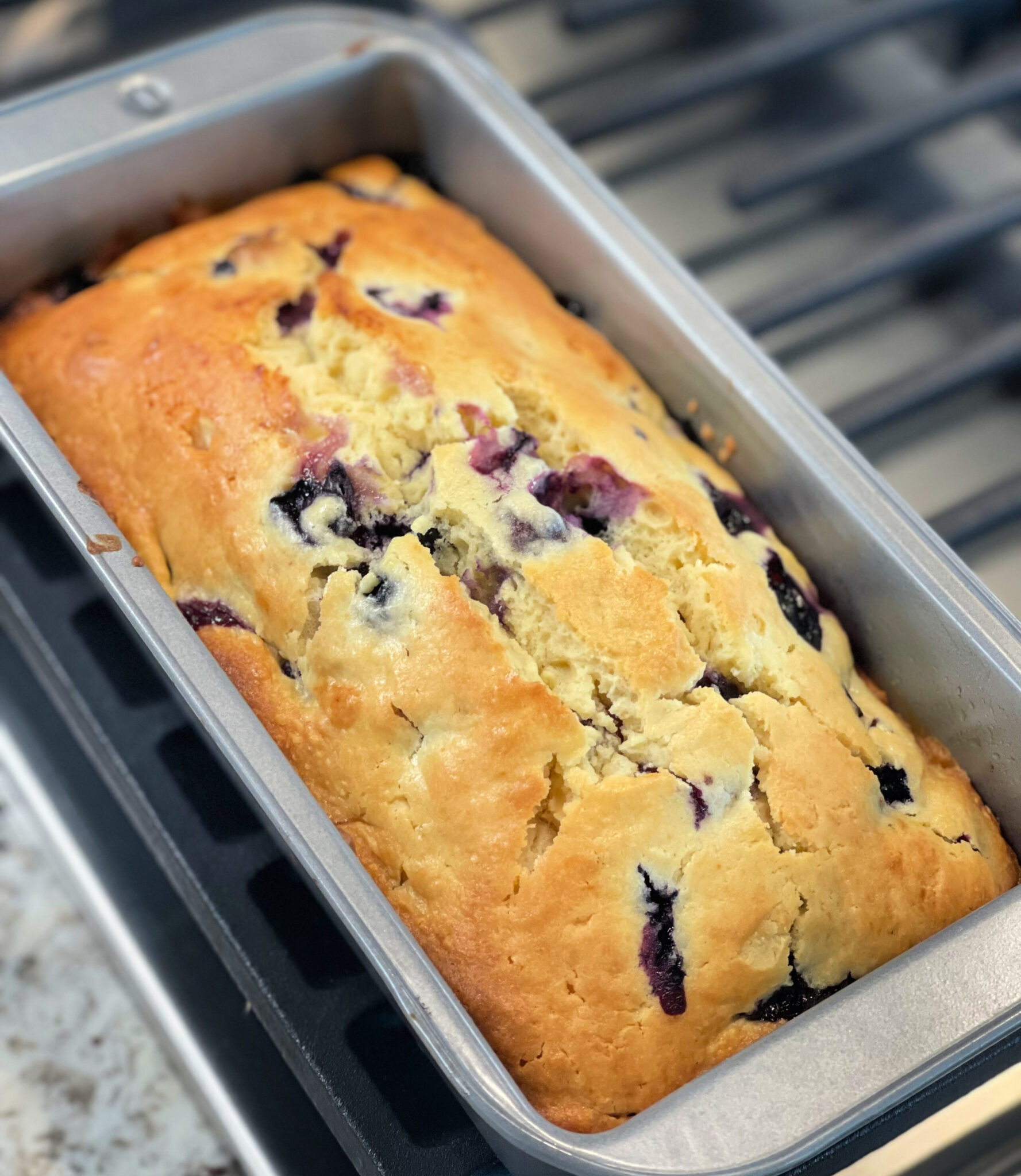 Blueberry Cream Cheese Bread - The Cookin Chicks