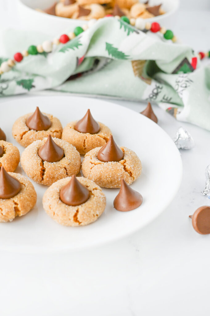 chocolate and peanut butter combine in a Christmas cookie that everyone loves.