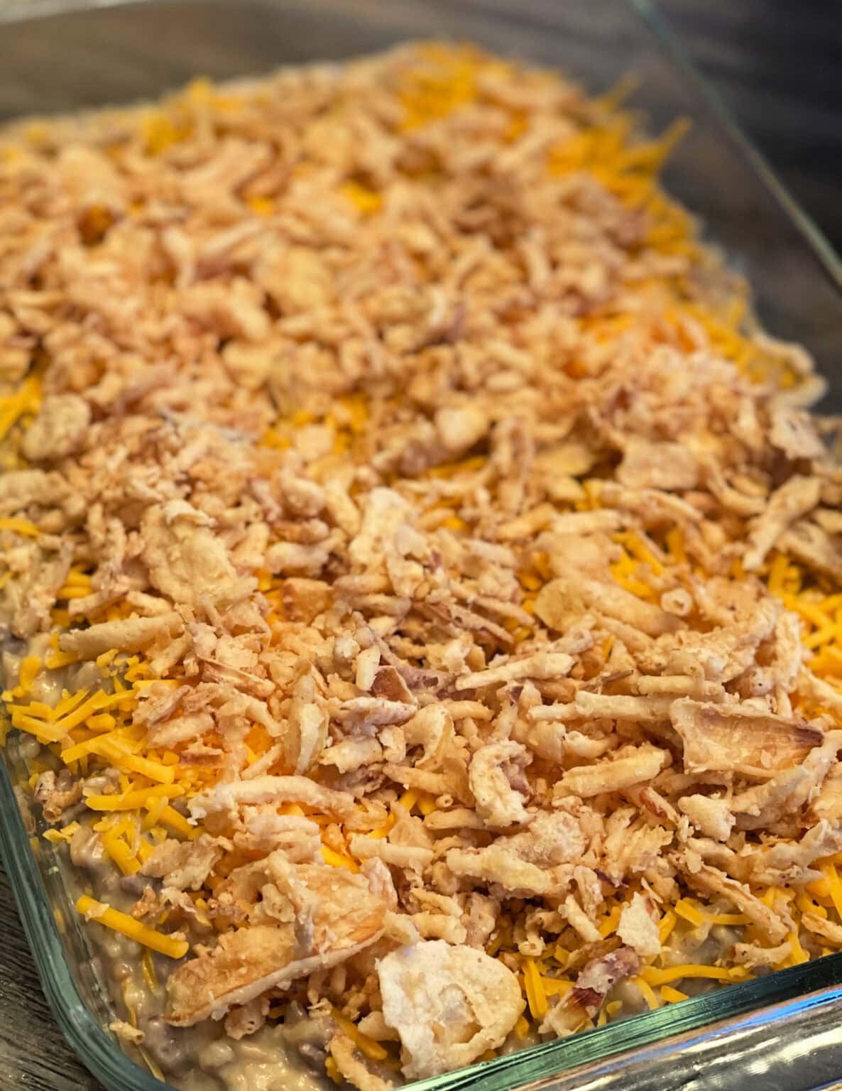 Cheesy Beef and Rice Casserole - The Cookin Chicks