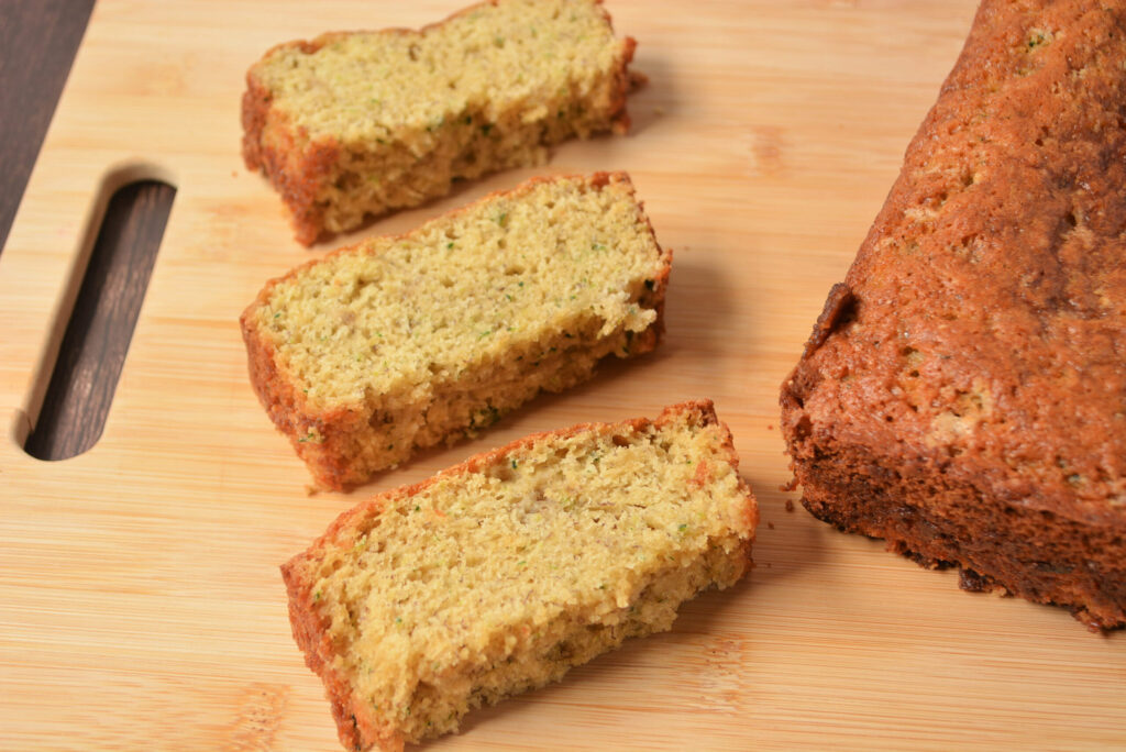 a few slices of quick bread