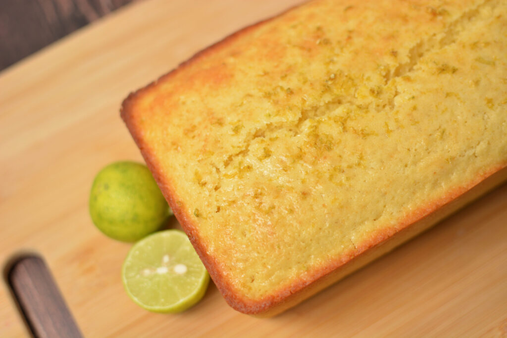 quick bread placed on a cutting board